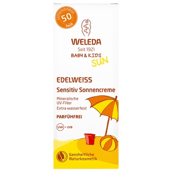 Weleda Edelweiss Sunscreen Cream for Sensitive Skin SPF50 50ml - buy, prices for - photo 2