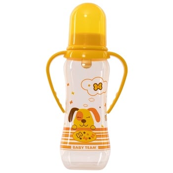 Baby Team Feeding Bottle with Latex Nipple 0+ 250ml - buy, prices for Auchan - photo 5