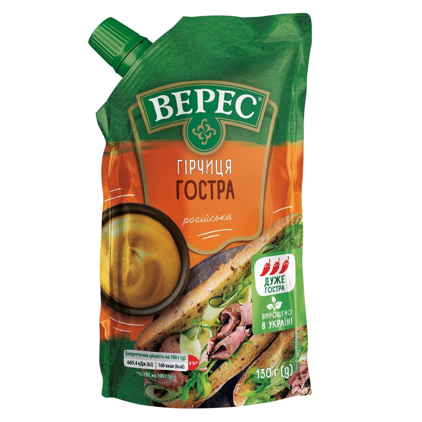 

Гірчиця Верес Російська гостра 130г