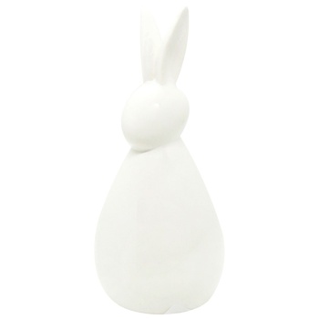 Decorative Figurine Easter Bunny 8x21m white