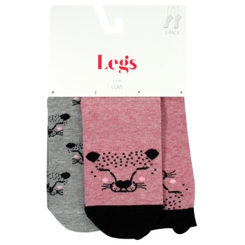 Носки женские Legs Socks Low р.36-40 3 пары - купить, цены на - фото 1