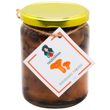 Рижики Полісянка мариновані 360г - купити, ціни на КОСМОС - фото 1