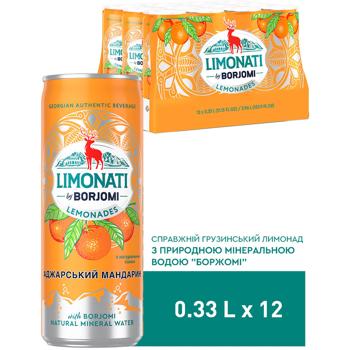 Напій газований Borjomi Limonati Аджарський мандарин 0,33л - купити, ціни на Ідеал - фото 2
