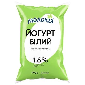 Йогурт Молокія белый питьевой 1.6% 900г - купить, цены на КОСМОС - фото 1