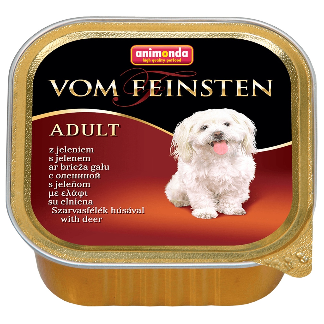 

Корм Animonda Vom Feinsten Adult оленина влажный для собак 150г