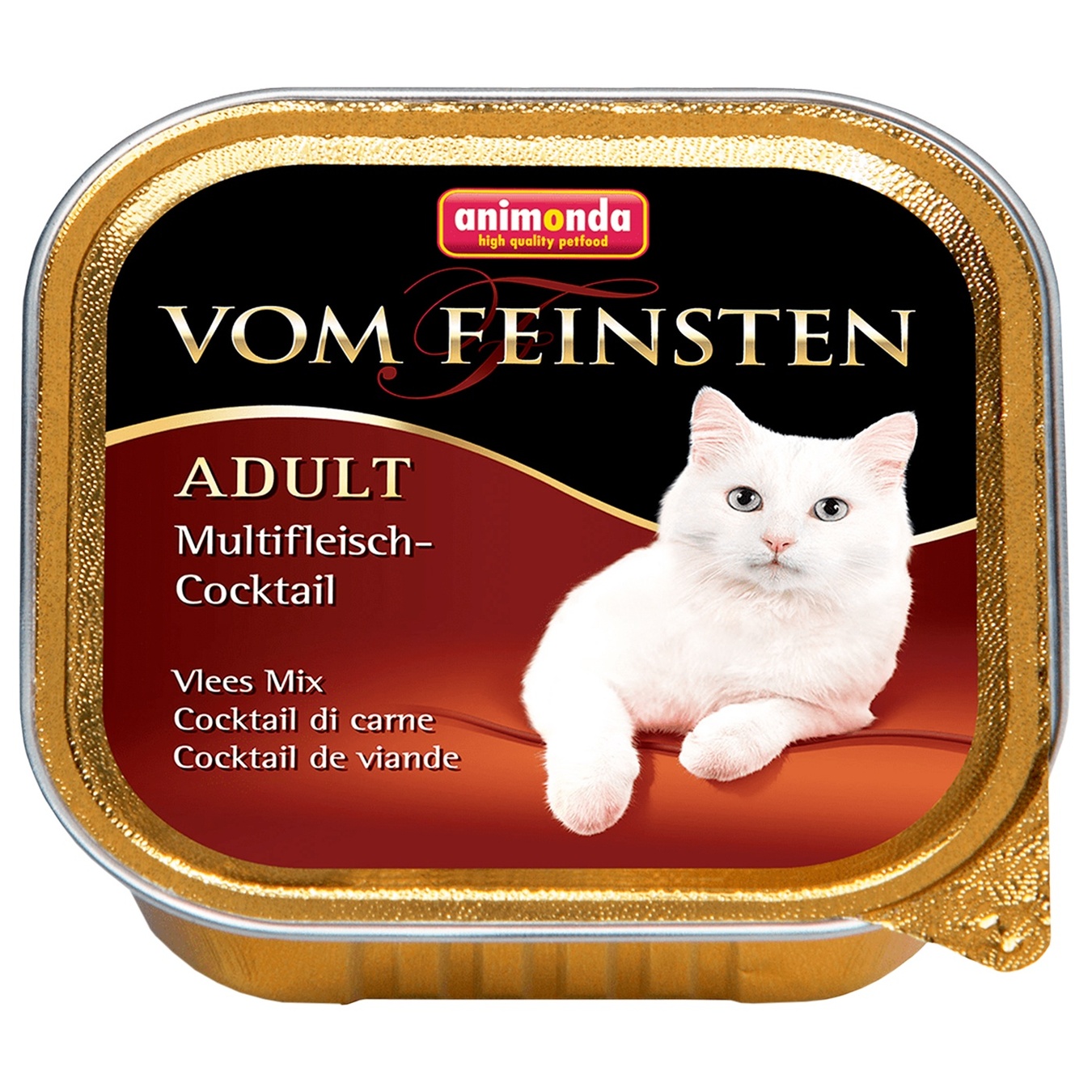 

Корм Vom Feinsten Adult Мясной коктейль для взрослых котов 100г