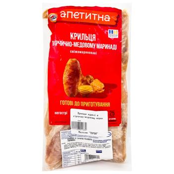 Nasha Riaba Apetytna Frozen Chicken Wings in Mustard-Honey Marinade
