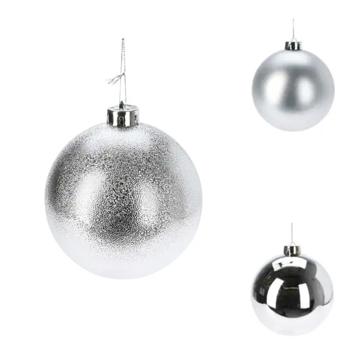 Koopman Christmas Ball 10cm Silver - buy, prices for NOVUS - photo 1