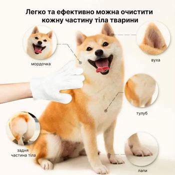 Xumo рукавиці-серветки для собак 6 шт - купити, ціни на MasterZoo - фото 3