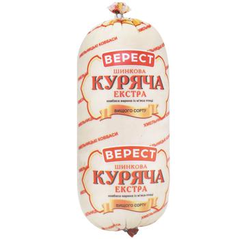 Verest Chicken Extra Ham Sausage High Grade Weight - buy, prices for Auchan - photo 1