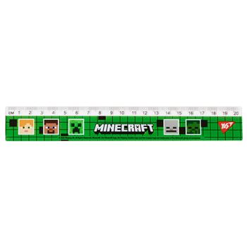 Линейка Yes Minecraft 20см зеленый - купить, цены на - фото 2