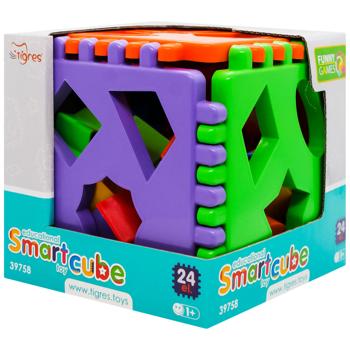 Игрушка-сортер Tigres Smart cube 24 элемента в коробке