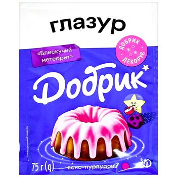 Глазур Добрик Блискучий метеорит 75г - купити, ціни на КОСМОС - фото 3