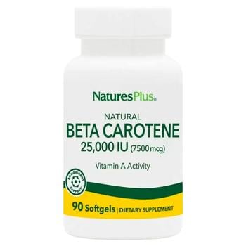 Natures Plus Beta-Carotene 25000 IU 90 softgels