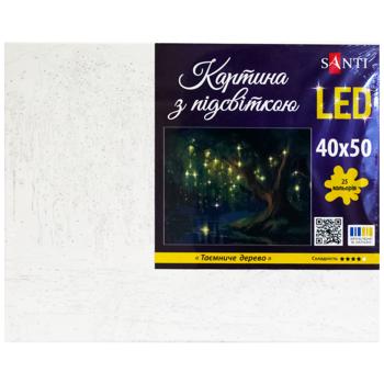Картина по номерам Santi LED с подсветкой 40х50см - купить, цены на METRO - фото 5