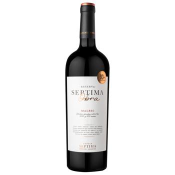 Вино Septima Obra Malbec красное сухое 14% 0,75л - купить, цены на КОСМОС - фото 1