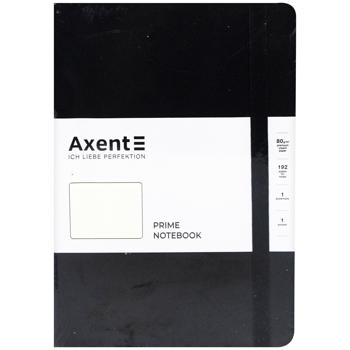 Книга записная Axent Partner Prime в клетку черная А5 96арк