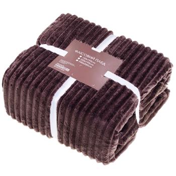 Home Line Sharpey Chocolate Fleece Plaid 200x220cm