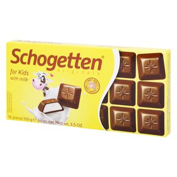 Schogetten For Kids Milk Chocolate 100g - buy, prices for NOVUS - photo 2