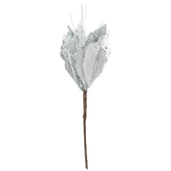 Artificial Poinsettia Silver 22cm - buy, prices for Tavria V - photo 1