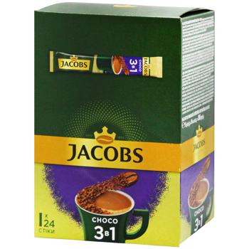 Jacobs 3in1 Choco Instant Coffee Drink 15g x 24pcs - buy, prices for Auchan - photo 1