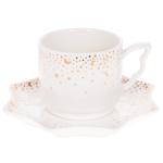 Bona Di Winter's Tale Porcelain Cup with Saucer 200ml