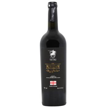 Tetri Saperavi Red Dry Wine 0.75l - buy, prices for ULTRAMARKET - photo 1