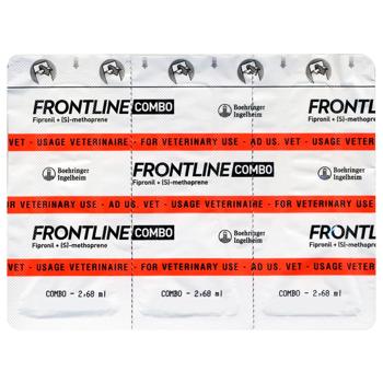 Краплі на холку Boehringer Ingelheim Frontline Combo для собак від 20 до 40кг від зовнішніх паразитів 3 піпетки - купити, ціни на MasterZoo - фото 3