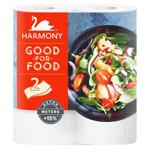 Рушники паперові Harmony 2-шарові 2шт