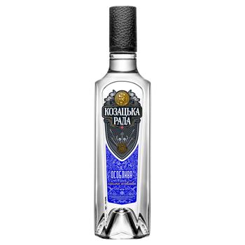 Водка Козацька Рада Особая 40% 0,5л - купить, цены на Идеал - фото 1