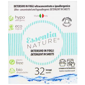 Засіб для прання Essentia Nature у вигляді аркушів 16шт - купити, ціни на - фото 2