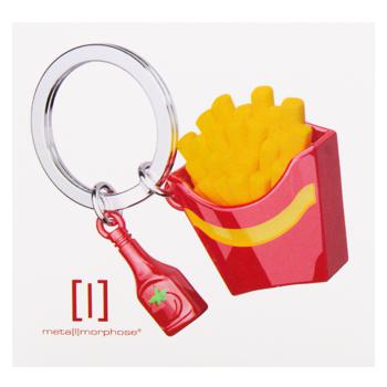 Брелок Metalmorphose French Fries with Ketchup Bottle - купить, цены на WINETIME - фото 2