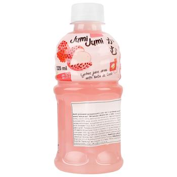 Напиток негазированный Jumi Jumi со вкусом личи с кусочками кокосового желе 0,32л - купить, цены на КОСМОС - фото 1