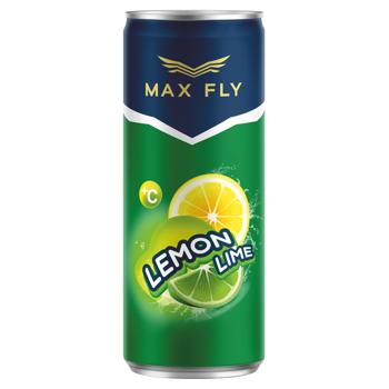 Напиток газированный Max Fly Лимон Лайм 250мл - купить, цены на КОСМОС - фото 1