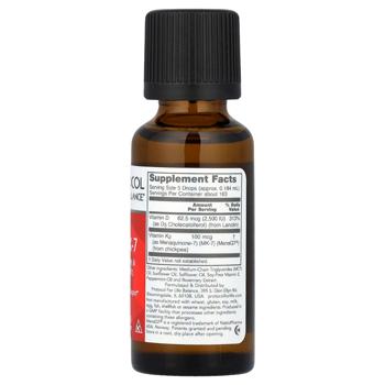 Protocol for Life Balance, Liquid D3 & MK-7, 1 fl oz (30 ml) - купить, цены на Biotus - фото 2