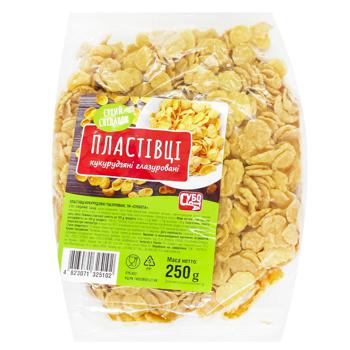 Subbota Glazed Corn Flakes 250g - buy, prices for Tavria V - photo 1