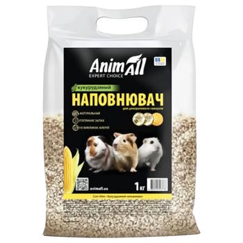 Наполнитель гигиенический AnimAll для декоративных грызунов кукурузный 1кг