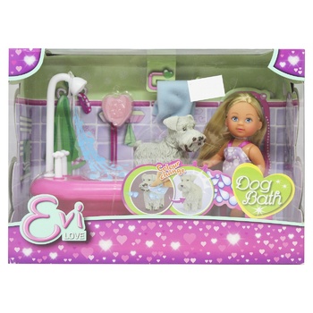 Simba Evie and a dog bath set Doll - buy, prices for METRO - photo 1