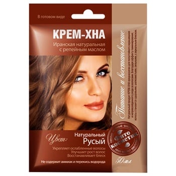 Cream-Henna Fito Kosmetyk Hair Natural Blond 50ml - buy, prices for Auchan - photo 1