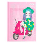 Блокнот ZiBi Cute Girl бирюзовый А6 64 листа