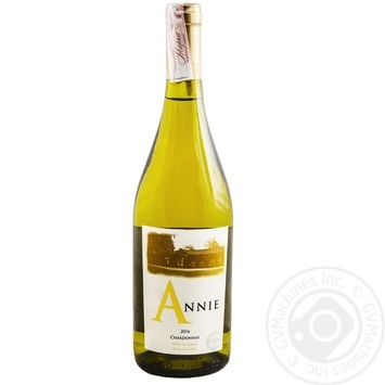 Вино Annie Chardonnay біле сухе 13% 0,75л