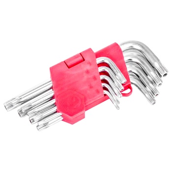 Intertool Set of L-shaped Hexagonal Keys 9pcs HT-0604 - buy, prices for ULTRAMARKET - photo 3