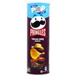 Чипси Pringles картопляні зі смаком техаського соуса BBQ 165г