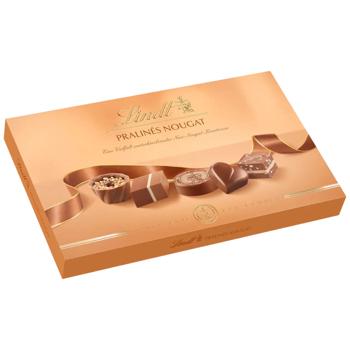 Цукерки LINDT Pralines Nougat 125 г - купить, цены на Эпицентр FOOD - фото 1