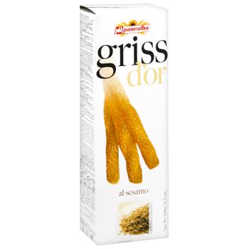 Грісіні Panealba Griss D'Or с кунжутом 100г - купити, ціни на КОСМОС - фото 2