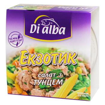 Салат из тунца Di Alba Экзотика 170г