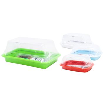 Plastic Butter Dish 11031 - buy, prices for COSMOS - photo 1