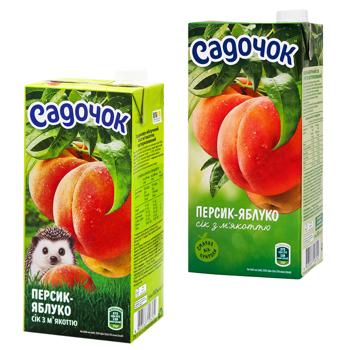 Сок Садочок персик-яблоко 0,95л - купить, цены на Чудо Маркет - фото 3