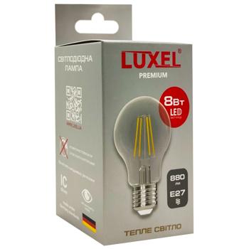 Лампа Luxel светодиодная филаментная Е27 7W А60 2700К - купить, цены на Восторг - фото 2