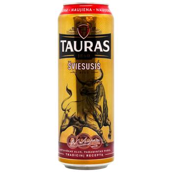 Beer Tauras 4.7% 568ml can Lithuania - buy, prices for MegaMarket - photo 1